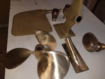 Underwater Running Gear - Propeller and other engine parts